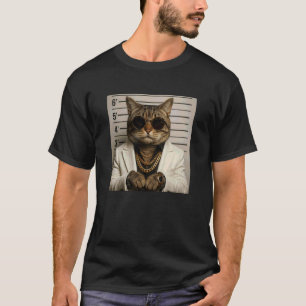 Camiseta Meme de foto de gato divertido