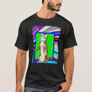 Camiseta Meme de gatitos de colores vivos