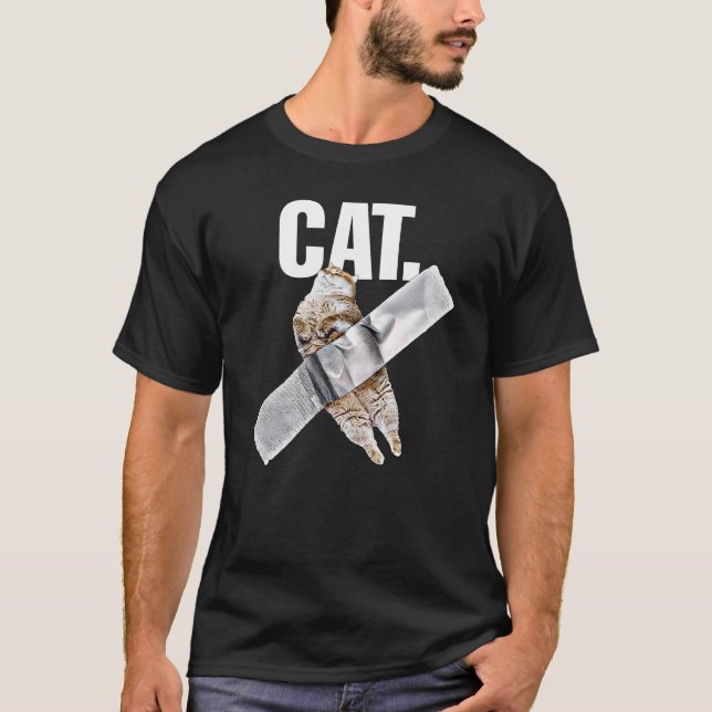 Camiseta Meme de gato adaptado (Anverso)