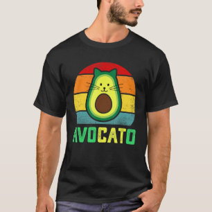 Camiseta Meme de Gato Aguacate Vegan Funny