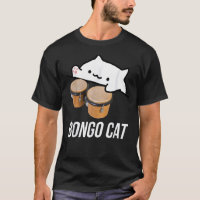 camiseta meme de gato bongo con un lindo gato bong