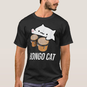 camiseta meme de gato bongo con un lindo gato bong