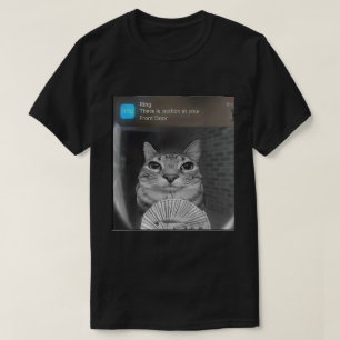 Camiseta Meme de gato de notificación de anillo   Cam Art d