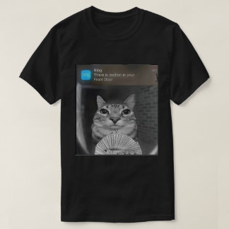 Camiseta Meme de gato de notificación de anillo | Cam Art d