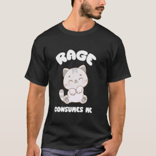 Camiseta Meme de gato de rabia me consume