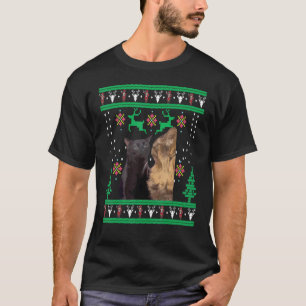 Camiseta meme de gato desconectado, Navidad divertida meme 