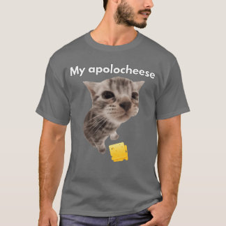 Camiseta Meme de gato divertido Mi apolocheese vintage