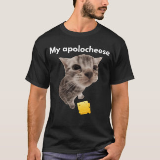 Camiseta Meme de gato divertido Mi apolocheese vintage