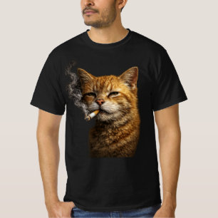 Camiseta Meme de Gato Divertido y Estúpidamente Genial — Ga
