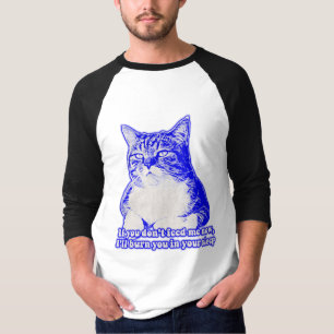 Camiseta Meme de gato enojado para los amantes de los gatos