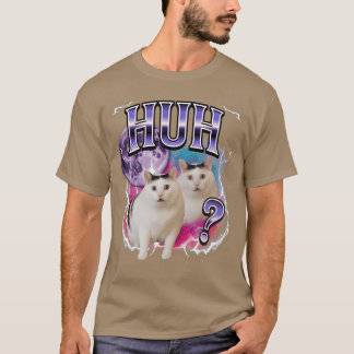 Camiseta Meme de gato gordo divertido de gatos confundidos