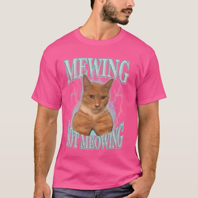 Camiseta Meme de gato gracioso mascar gato gracioso gato ma (Anverso)