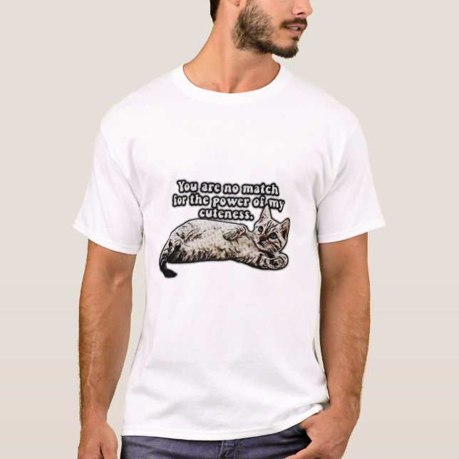Camiseta Meme de gato gracioso para propietarios de gatitos (Anverso)