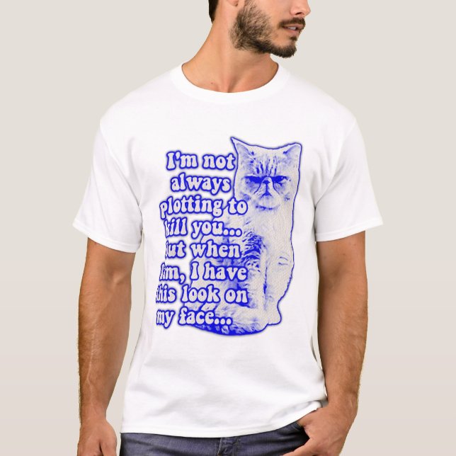 Camiseta Meme de gato gracioso para propietarios de gatos y (Anverso)