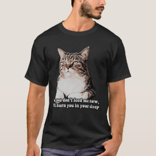 Camiseta Meme de gato gruñón para personas amantes de los g