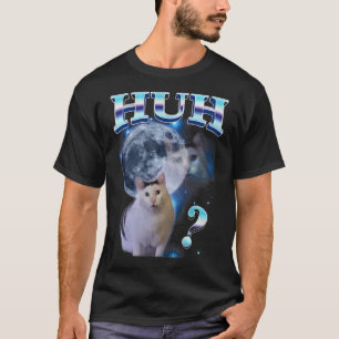 Camiseta Meme de gato Huh Dank