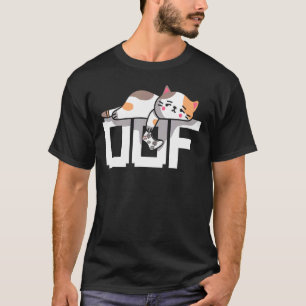 Camiseta Meme de gato jugador novato cultura de Internet Oo