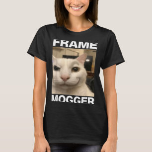 Camiseta Meme de gato mogiendo cuadro