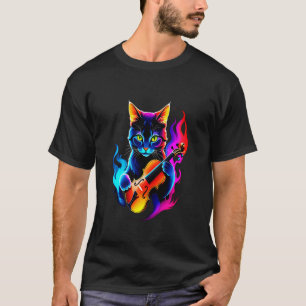 Camiseta meme de gato - Músico Divertido Violinista Gato To