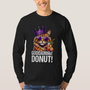 Camiseta Meme de gato Princesa Donut u2013 Dibujo animado d