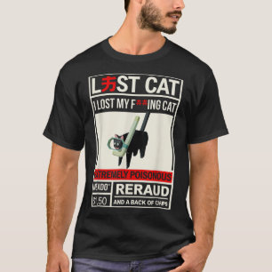 Camiseta Meme De Gato Silencioso Que Perdí A Mi Gato Muy Po