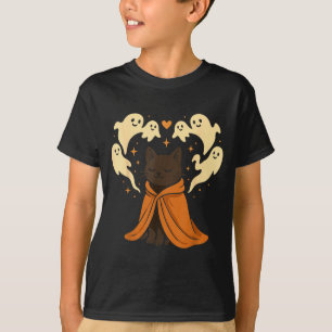 Camiseta Meme de gato Soky lindo negro Halloween 