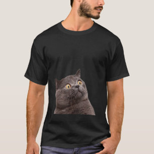 Camiseta Meme de gato sorprendido sorprendido