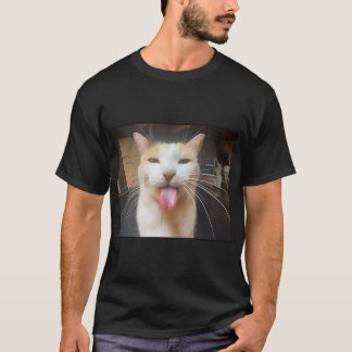 Camiseta Meme de gato tonto Bleh