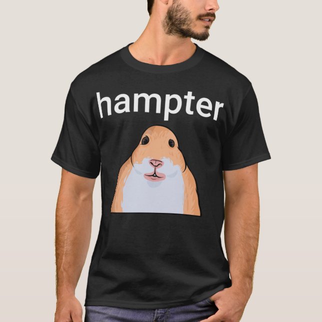 Camiseta Meme de Hampter Funny Hamster Dank (Anverso)
