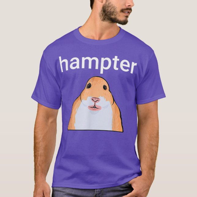 Camiseta Meme de Hampter Funny Hamster Dank (Anverso)
