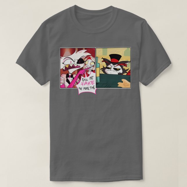 Camiseta meme de hotel hazbin (Diseño del anverso)