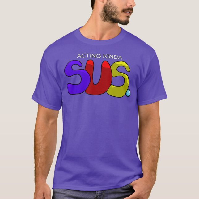 Camiseta Meme de impostor de juegos de SUS (Anverso)