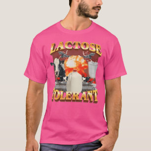 Camiseta Meme de intolerancia a la lactosa