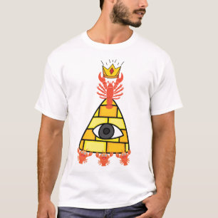 Camiseta Meme de jerarquía de dominio de langostas de Jorda