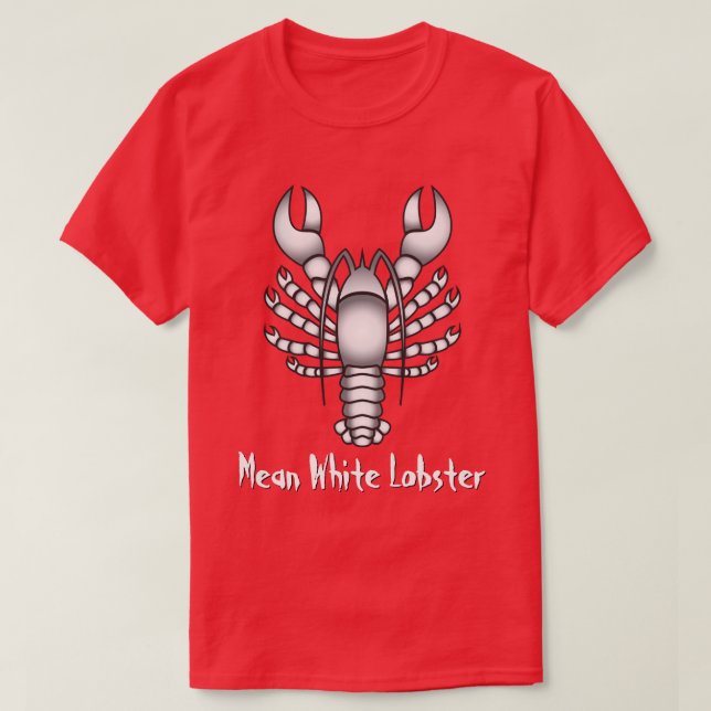 Camiseta Meme de Jordan Peterson de Hombre Lobster Blanco (Diseño del anverso)