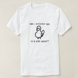Camiseta Meme de juego de misión secundaria