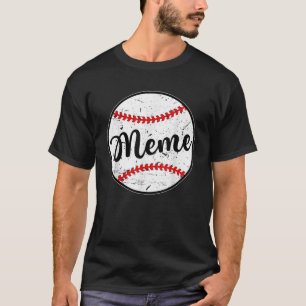 Camiseta Meme De La Abuela De Béisbol Meme De Una Obra De B