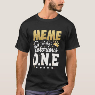 Camiseta Meme De La Abuela Del Primer Cumpleaños De La Coro