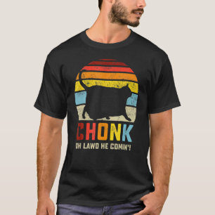 Camiseta Meme de la escala del gato Chonk Memes de gatos vi