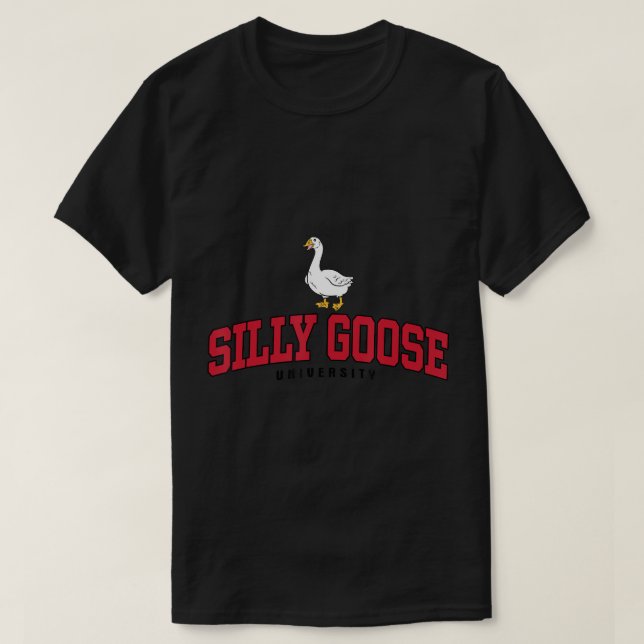 Camiseta Meme de la Escuela de Goose M de la Universidad de (Diseño del anverso)