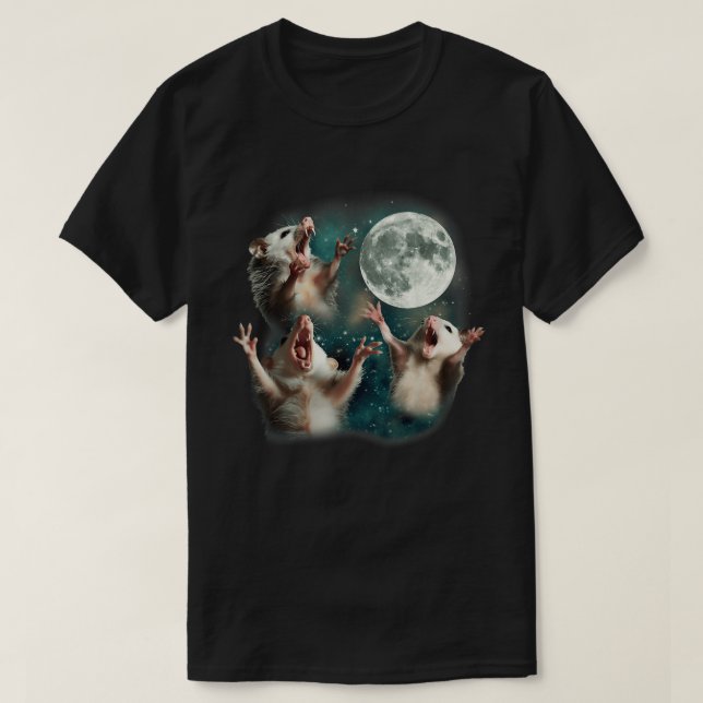 Camiseta Meme de la Luna de Possum (Diseño del anverso)