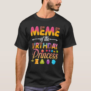 Camiseta Meme De La Princesa De Cumpleaños Donut Chica De C
