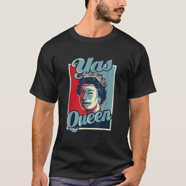 Camiseta Meme de la Reina Isabel II (Anverso)