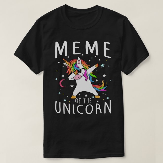 Camiseta MEME De La Unicornio (Diseño del anverso)