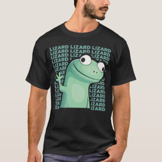 Camiseta Meme de lagarto de lagarto verde