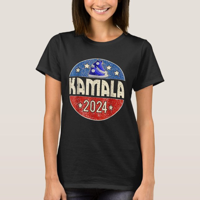 Camiseta Meme de las zapatillas electorales de Kamala Harri (Anverso)