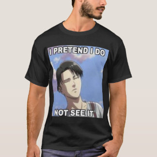 Camiseta Meme de Levi Ackerman