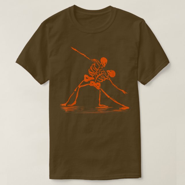 Camiseta Meme de los Esquetes de Baile de Spooky Octubre  (Diseño del anverso)