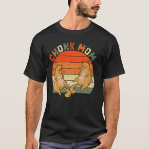 Camiseta Meme de mamá del gato de tu graciosa sobrepeso Chu