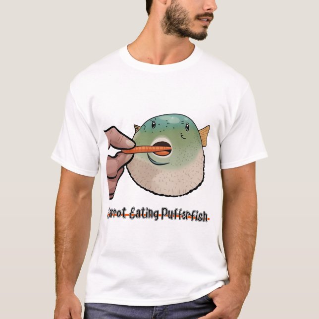 Camiseta Meme de mariscos de zanahoria (Anverso)
